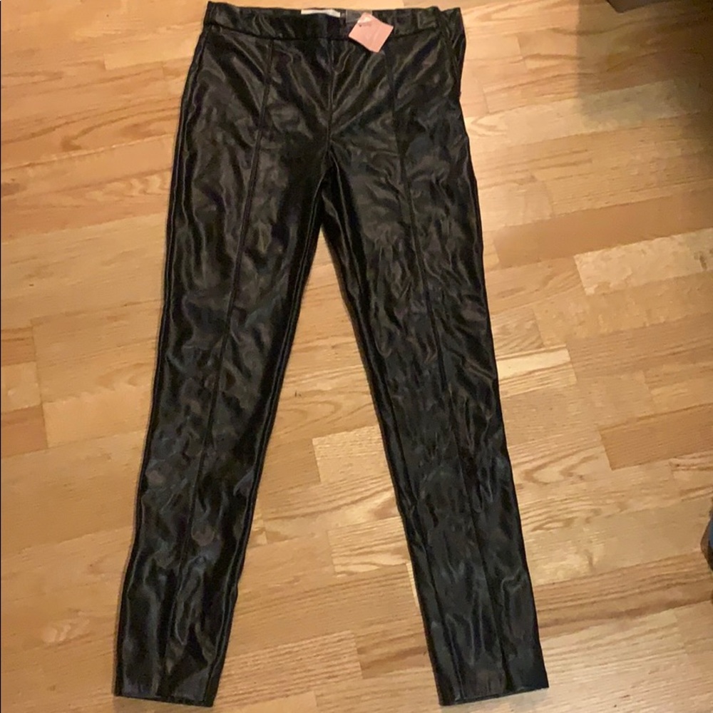 Miss Lola Faux Leather Pants size M
